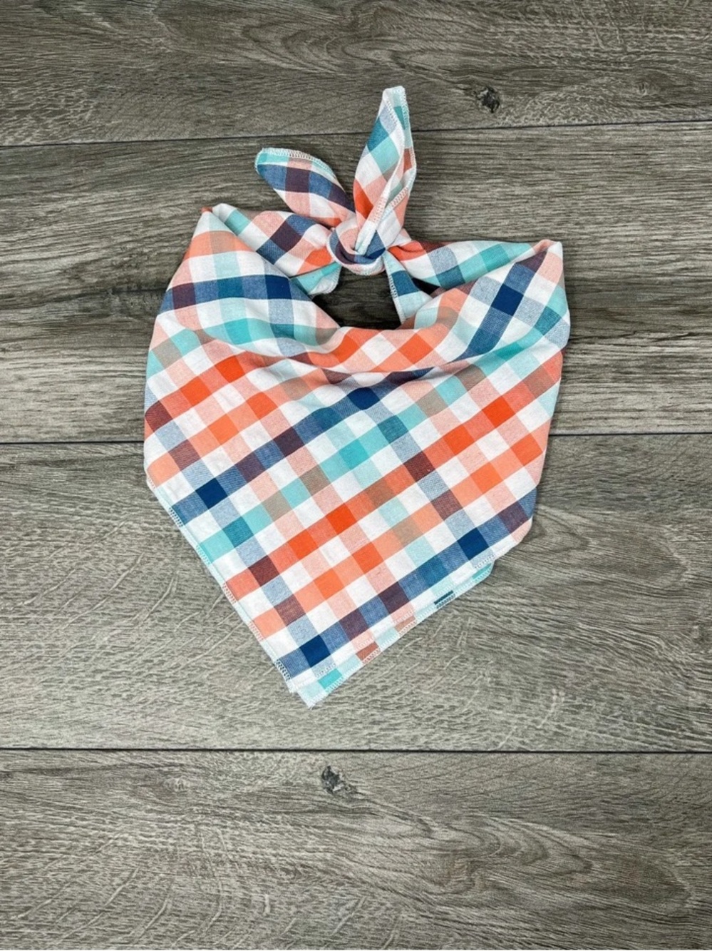 Gingham Dog Bandana